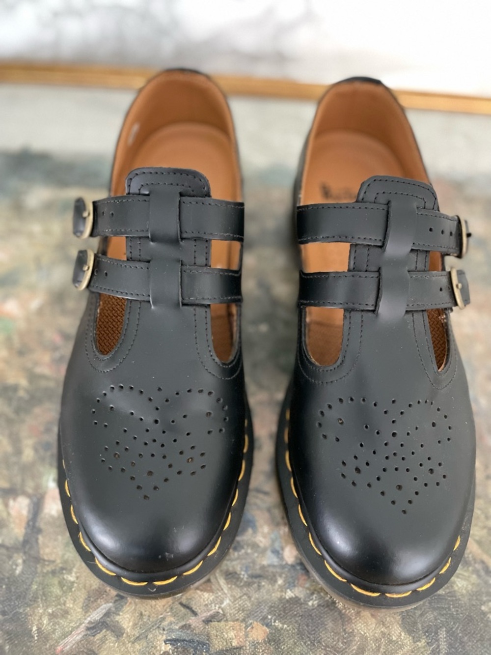Dr Marten Mary Jane 8065 Black Smooth Leather Size 9 - Picture 5 of 8